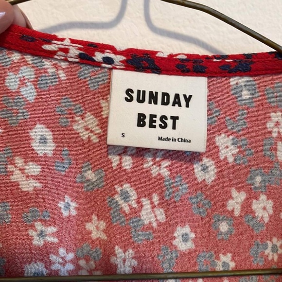 Aritzia Sunday Best Ruffle Dress - Picture 4 of 5